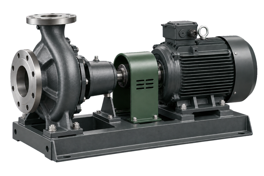 Industrial centrifugal pump and motor